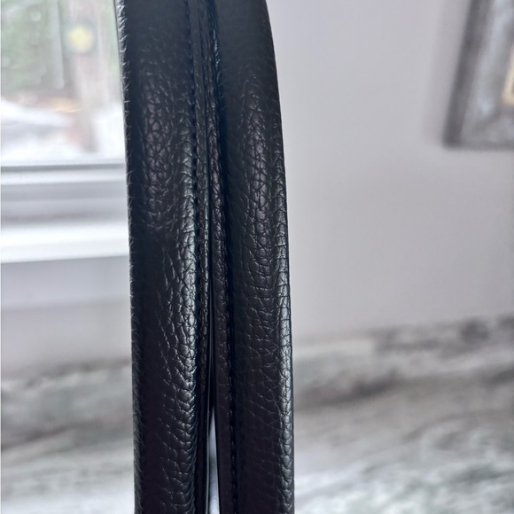 DKNY Grayson Tote – Black Pebbled Leather Shoulder Bag - Picture 10 of 14